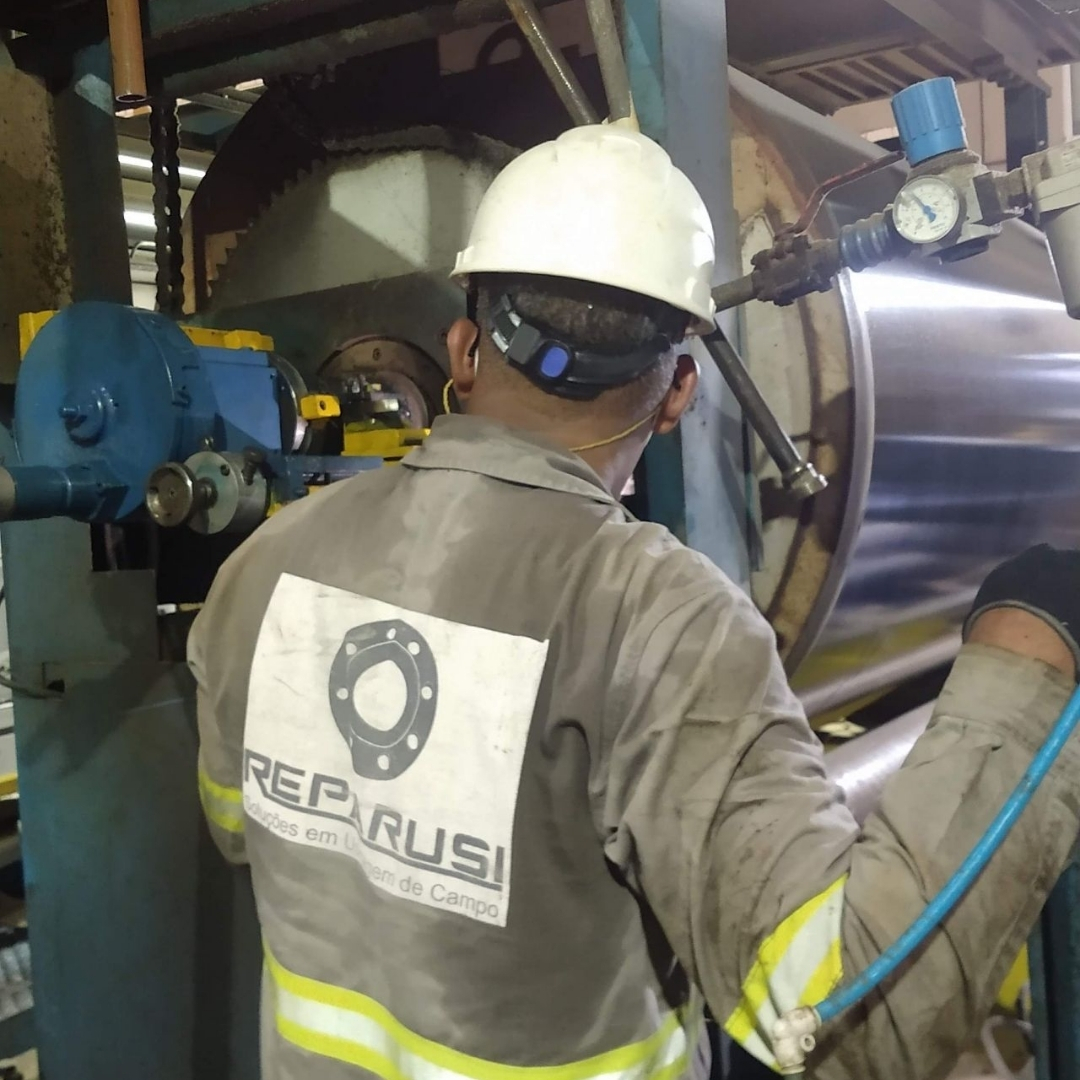 Reparusi - Soluções em usinagem de campo indutrial, petroleo, gás, textil